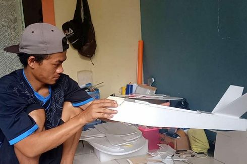 Berhenti Jadi Sopir Angkot sejak Pandemi, Wawan Sukses Jadi Perakit Pesawat Aeromodelling dan Raup Jutaan Rupiah