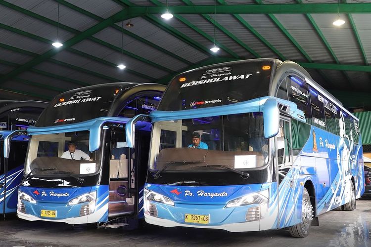 Bus baru PO Haryanto