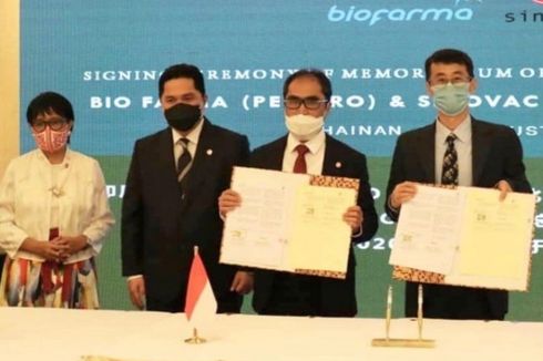 Indonesia’s Bio Farma to Get 50M Doses of Covid-19 Bulk Vaccine Starting November