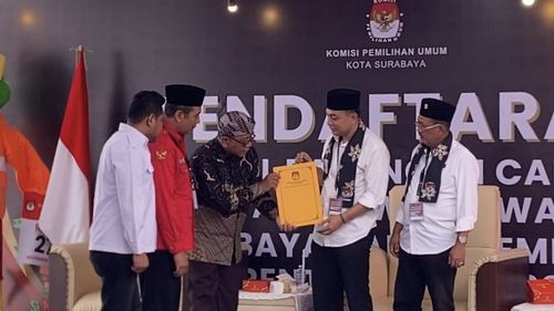 Eri-Armuji Lawan Kotak Kosong, KPU Surabaya Tetap Buka Pendaftaran Pilkada 2024 hingga Akhir