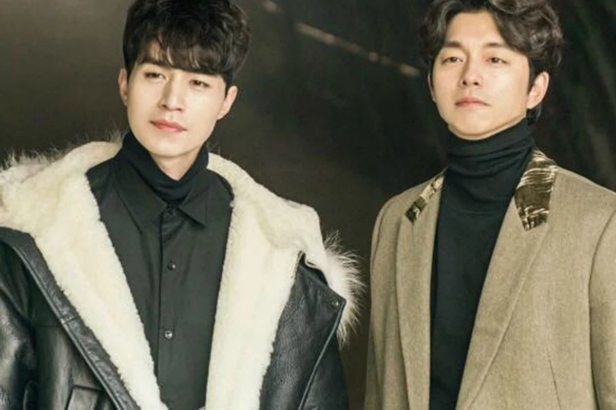 Aktor drama Korea Selatan Lee Dong Wook (kanan) dan Gong Yoo.