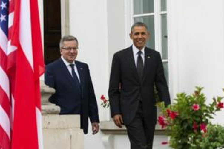 Presiden Obama mengatakan komitmen AS atas Eropa timur sebagai hal yang suci.