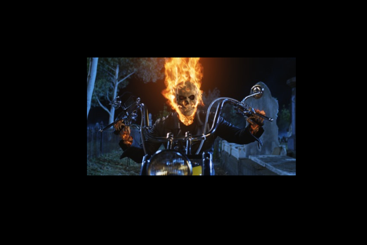 Nicholas Cage dalam film Ghost Rider (2007)