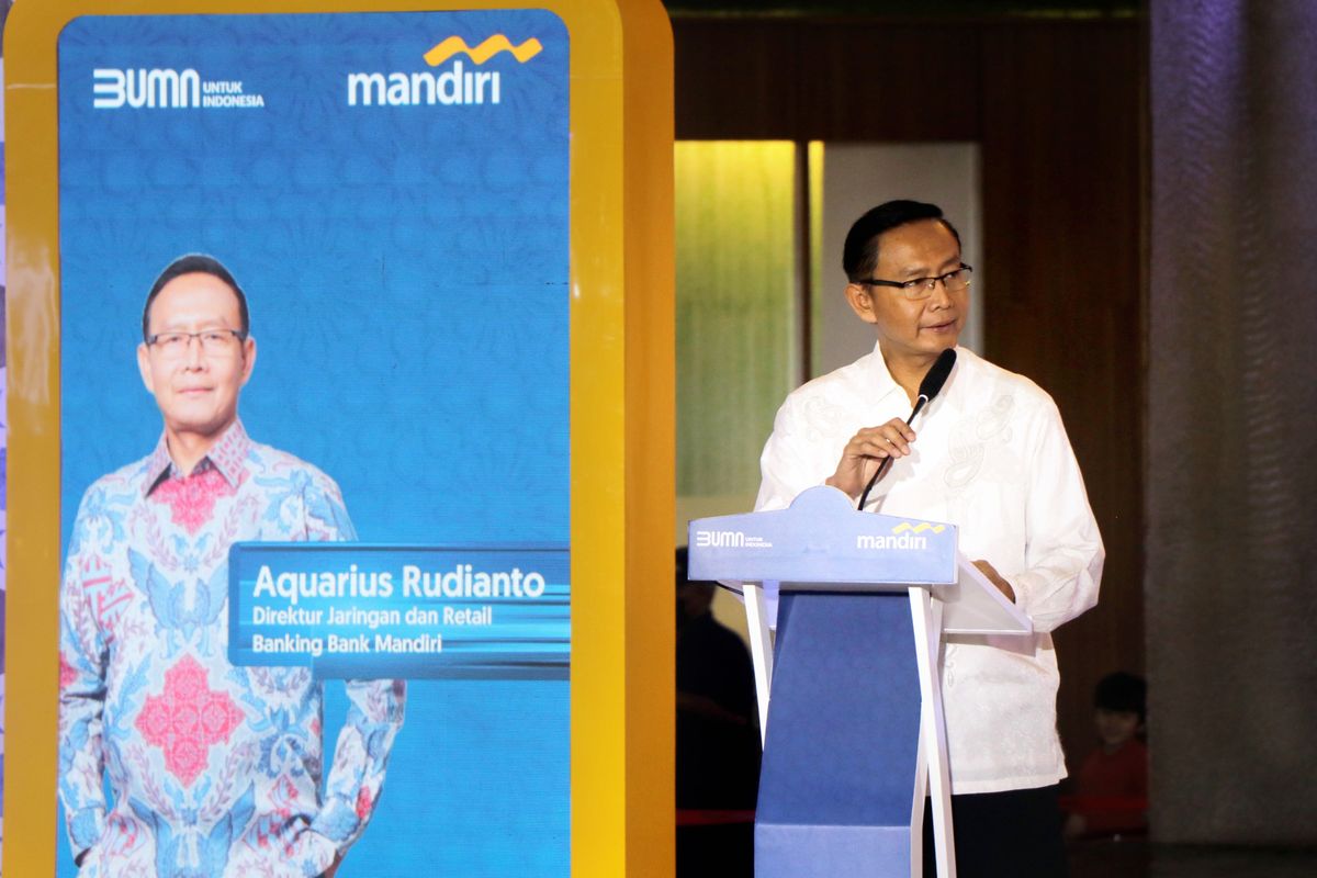 Direktur Jaringan & Retail Banking Bank Mandiri Aquarius Rudianto.