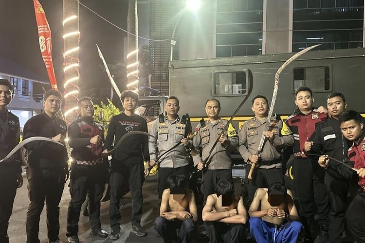 Viral Tawuran di Jalan Raya Jakarta-Bogor, Polisi Tangkap 3 Pelaku dan Sita 7 Cerulit