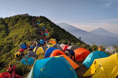 5 Tips Mendaki Gunung Andong Saat Malam Tahun Baru, Awas Tak Kebagian Tempat Camping