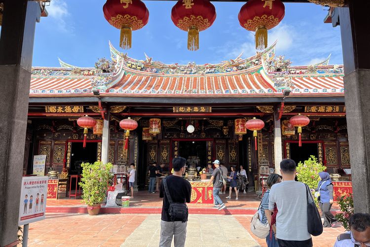 Tokong Cheng Hoon Teng, kuil China di Jalan Harmoni, Melaka, Sabtu (4/10/2025). 