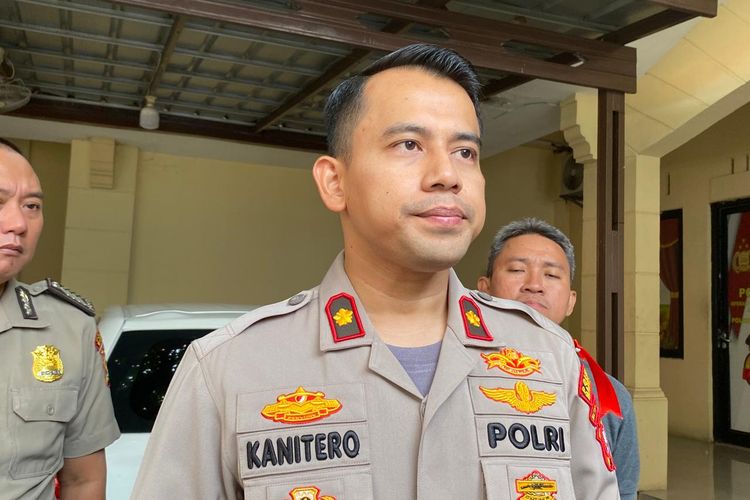 Kapolsek Mampang Kompol David Y Kanitero saat ditemui di kantornya, Sabtu (23/3/2024). 