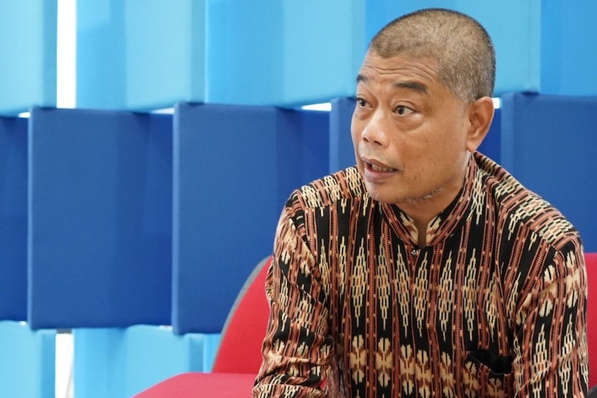 Staff Khusus Dewan Pengarah BPIP, Romo Benny Susetyo di Gedung Kompas (Dok. KOMPAS/EKA PANGESTU TANDIO)