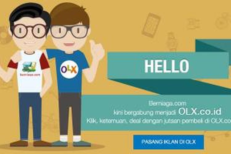 Berniaga kini bergabung bersama OLX