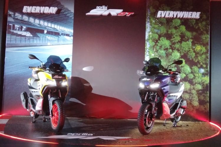 Aprilia resmi terjun di segmen skutik bongsor dengan meluncurkan Aprilia SR-GT 200 di Indonesia. 