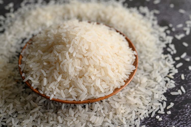 Ilustrasi beras. Berikut harga beras 1 Maret 2024.