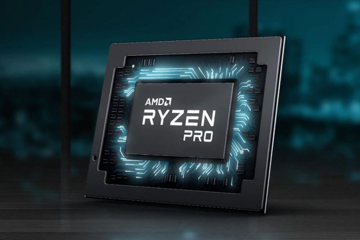 Ilustrasi prosesor AMD Ryzen Pro