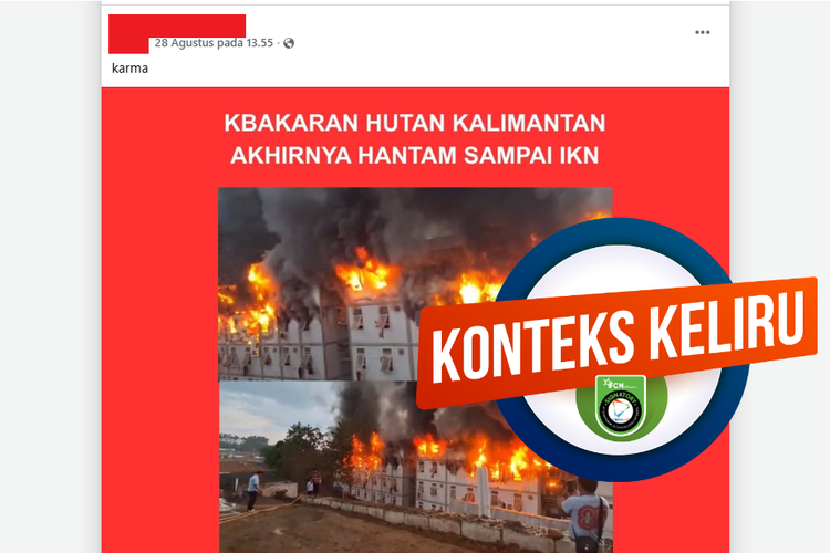 INFOGRAFIK: Foto Ini Kebakaran di IKN pada 2025, Bukan akibat Karhutla 2026
