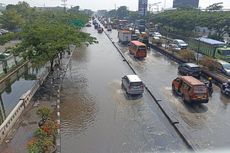 Ada Potensi Banjir Rob, Pengguna Jalan Pantura Kaligawe Semarang Diminta Waspada