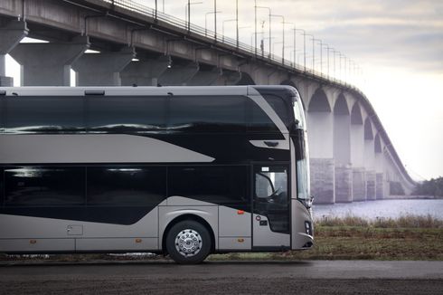 Volvo Rilis Bus Tingkat Terbaru dengan Tinggi 4 Meter