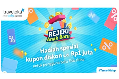 Ada Hadiah Khusus Pengguna Baru, Ini Keuntungan Download Aplikasi Traveloka