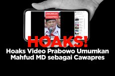 INFOGRAFIK: Hoaks! Prabowo Umumkan Mahfud MD sebagai Cawapres