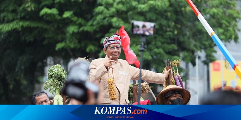 Kampanye Terakhir, Mahfud MD Janji Berantas KKN dan Turunkan Harga Bahan Pokok