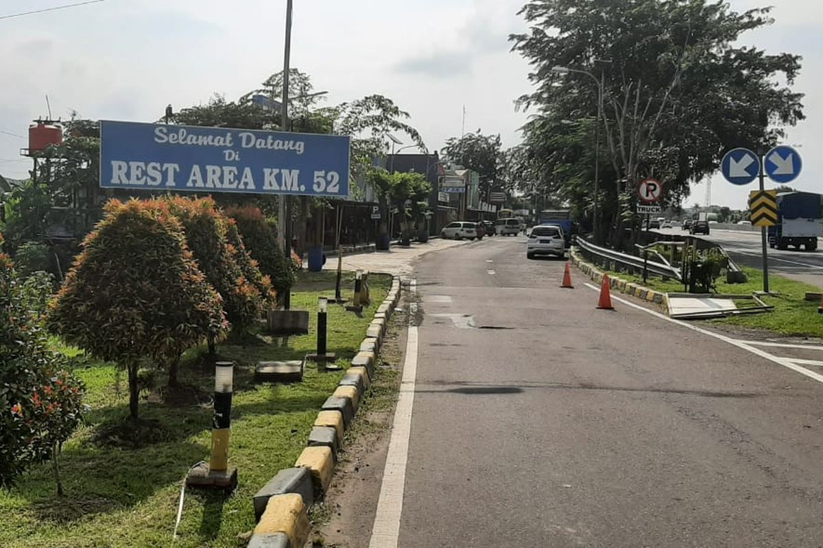 Ilustrasi rest area KM 52B Tol Jakarta-Cikampek