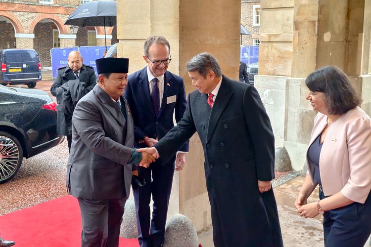 Presiden Prabowo Subianto menghadiri pertemuan kerja sama konservasi gajah di Inggris, Rabu (21/1/2026). 