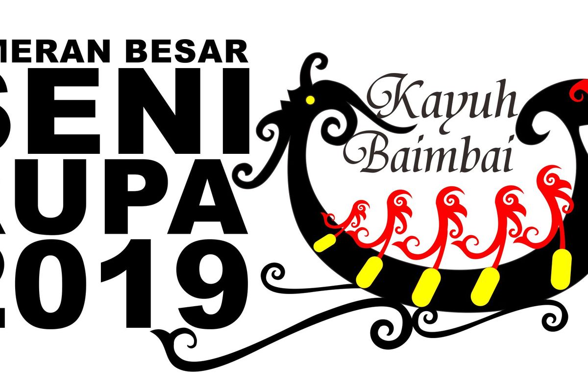 Logo Pameran Besar Seni Rupa (PBSR) Kayuh Baimbai