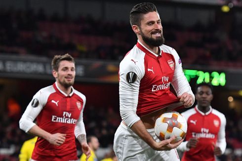 Giroud Terancam Absen Bela Arsenal Saat Lawan Liverpool