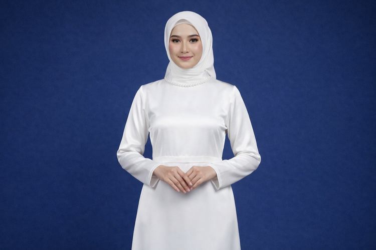 Gamis Straight Syari Satin Matte