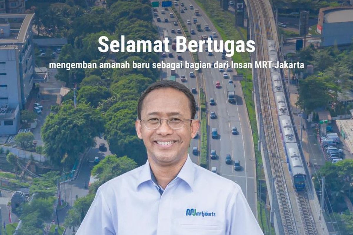 Direktur Utama PT MRT Jakarta Tuhiyat.
