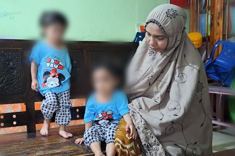 Shafana dan Shafina Bayi Kembar di Makassar yang mengalami stunting