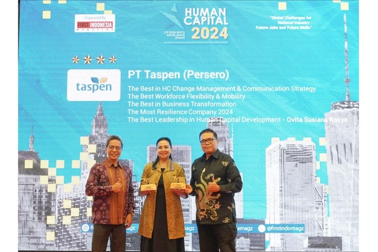 Punya Sumber Daya Unggul, Taspen Raih 5 Penghargaan di Ajang HCREA 2024