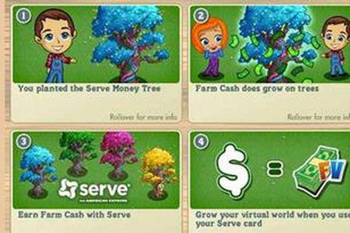 Ilustrasi judi poker Zynga di Facebook.