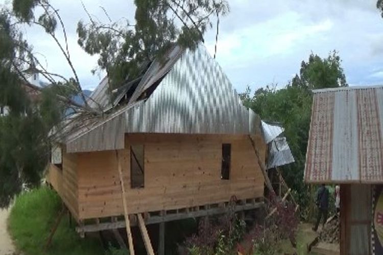 Rumah Tertimpa Pohon, Jaringan Listrik Padam Total