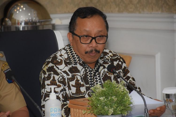 Ketua Tim Kunjungan Kerja Spesifik Komisi II Dewan Perwakilan Rakyat (DPR) Republik Indonesia (RI) Endro Suswantoro Yahman melakukan kunjungan kerja ke Kantor Wali Kota (Walkot) Bogor, Senin (5/12/2022). 