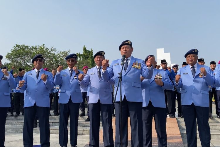 Yel-yel Laksamana Purnawirawan TNI AL: Sehat, Semangat, Bahagia! 