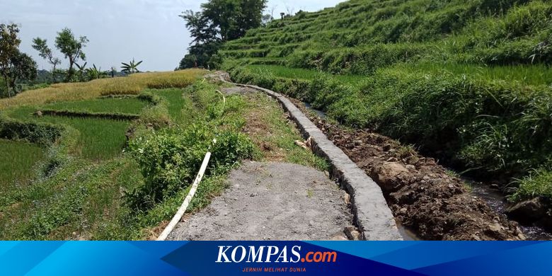 Petani di Lampung Selatan Dapat Bantuan Rehabilitasi Jaringan Irigasi Tertier