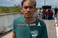 Viral, Video Keluhan Jalan Tol Lampung-Kayuagung Berlubang Bikin Ban Pecah, Pengelola Tak Berkomentar