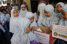 Nabung Sejak TK, Bocah SD Ini Sumbangkan Celengannya untuk Korban Gempa Lombok