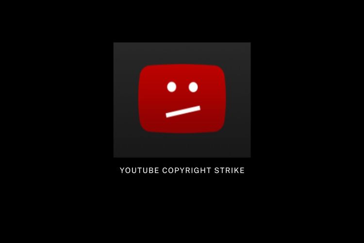 Ilustrasi Youtube Copyright Strike