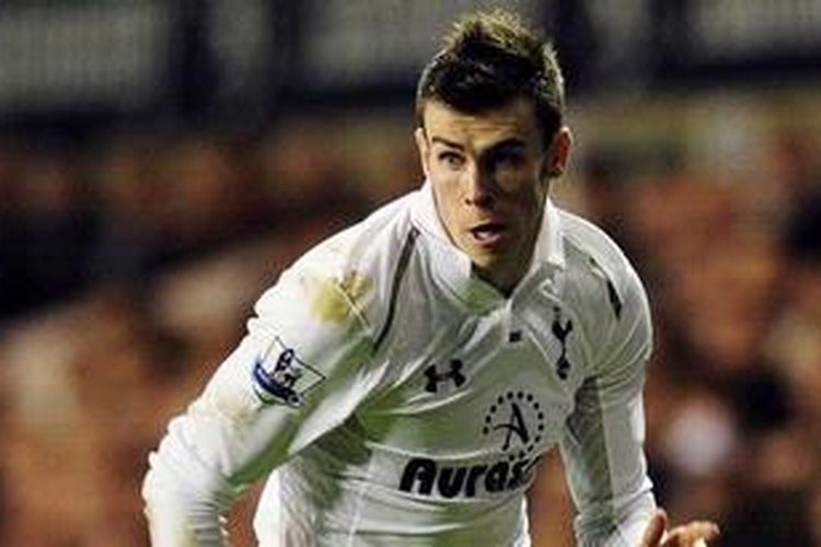 Pemain sayap Tottenham Hotspur, Gareth Bale.