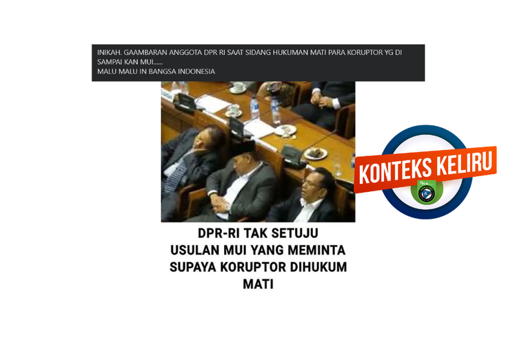 [VIDEO] Hoaks Anggota DPR Tidur Saat Bahas Hukuman Mati Koruptor