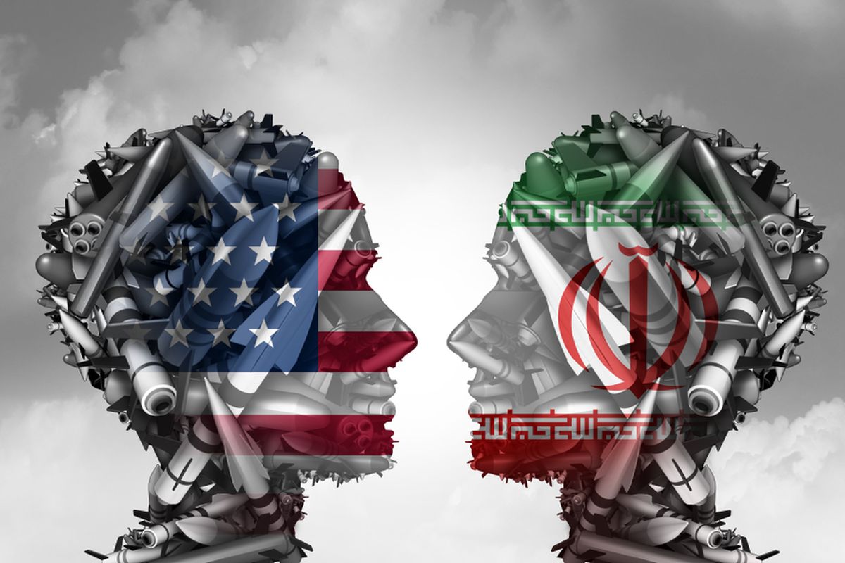 Ilustrasi hubungan Iran-AS