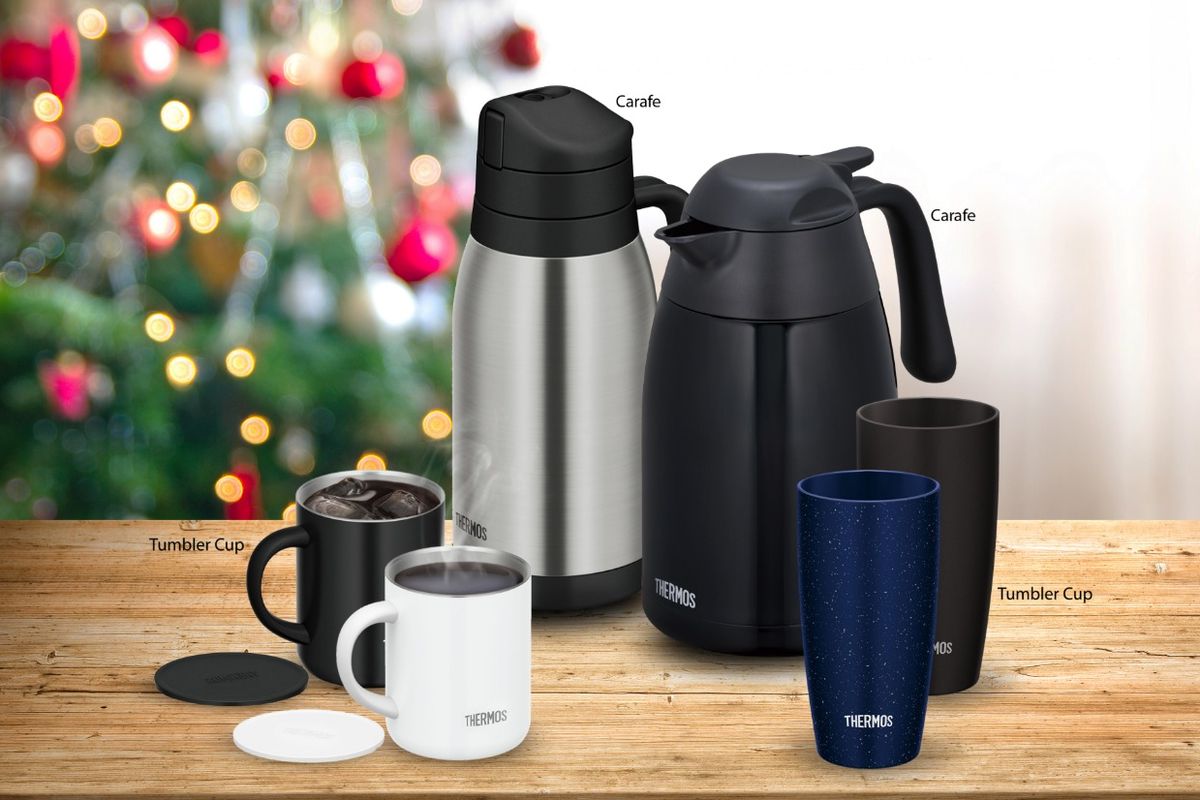 Thermos Carafe Series dan Thermos Mug.

