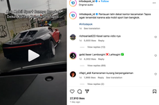 Viral Video Ketika Replika Bugatti Kakinya Patah di Depok