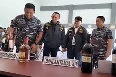 TNI AL Gagalkan Penyelundupan Ribuan Botol Miras via Perbatasan Darat Indonesia-Malaysia di Kalbar