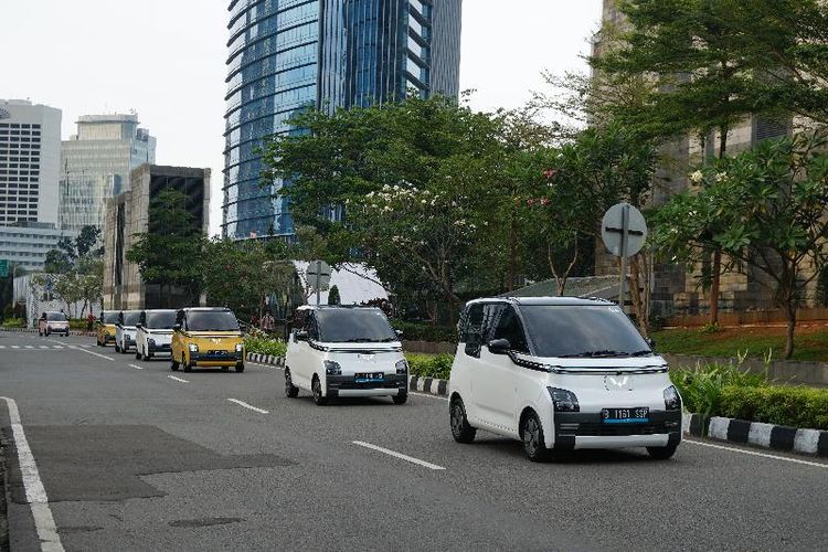 Wuling Air ev di Acara Air ev Green Mobility Experience