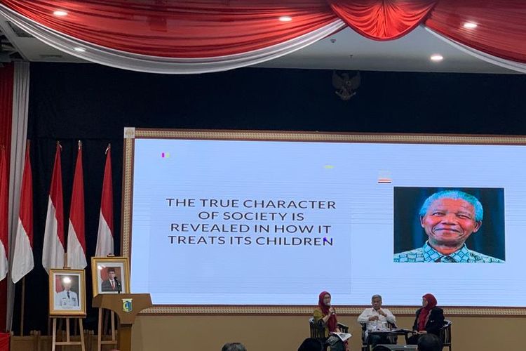 Rektor Universitas Al-Azhar Indonesia, Prof. Asep Saefuddin menjadi pembicara dalam seminar tentang Pentingnya Layanan PAUD 1 Tahun Sebelum Masuk SD di Jakarta, pada Kamis (24/8/2023).