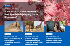 [POPULER SAINS] Masa Inkubasi Varian Omicron | Harta Karun di Bawah Sphinx | 5 Hewan Unik Sepanjang 2021