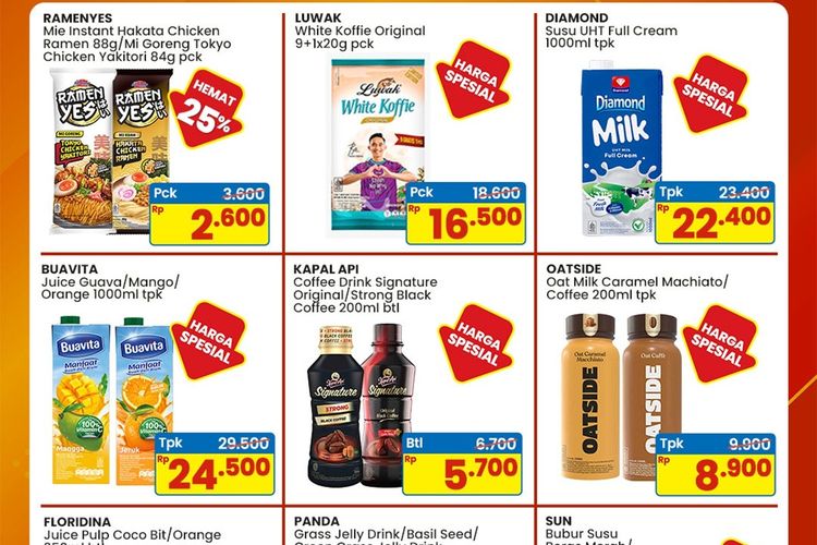 Promo Indomaret Diskon Capai 25 Persen, Susu Diamond 1 Liter Turun Harga