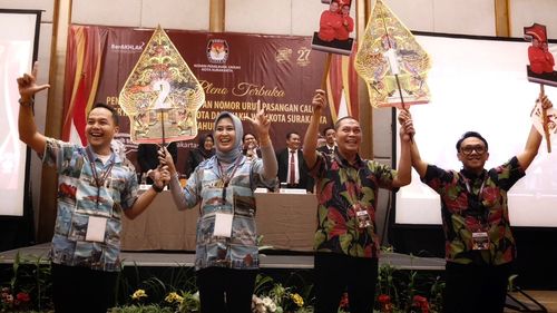 Dapat Nomor Urut 1 di Pilkada Solo 2024, Teguh Prakosa: Simbol Kemenangan
